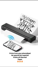 Load image into Gallery viewer, Wireless / Portable Tattoo stencil printer
