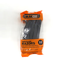Load image into Gallery viewer, Black disposable razors
