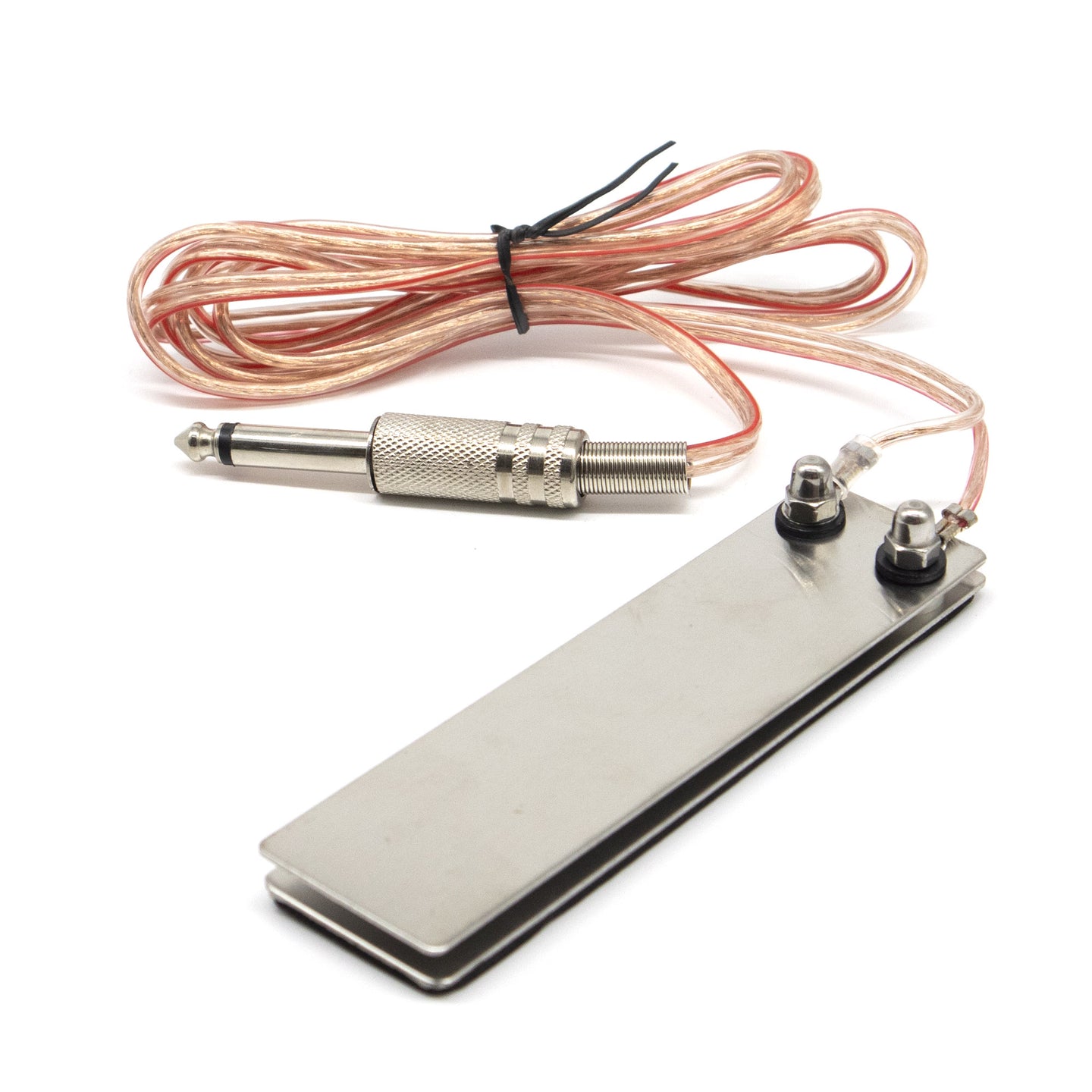 Flat stainless steel foot pedal